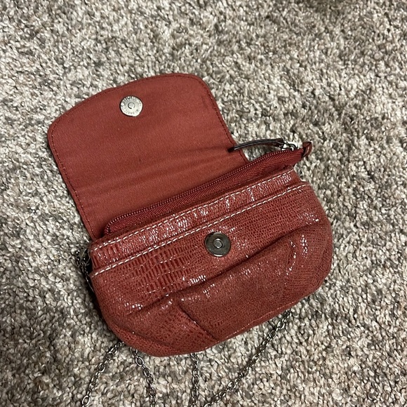 Mini Bag Bronze color and silver chain - Picture 4 of 5